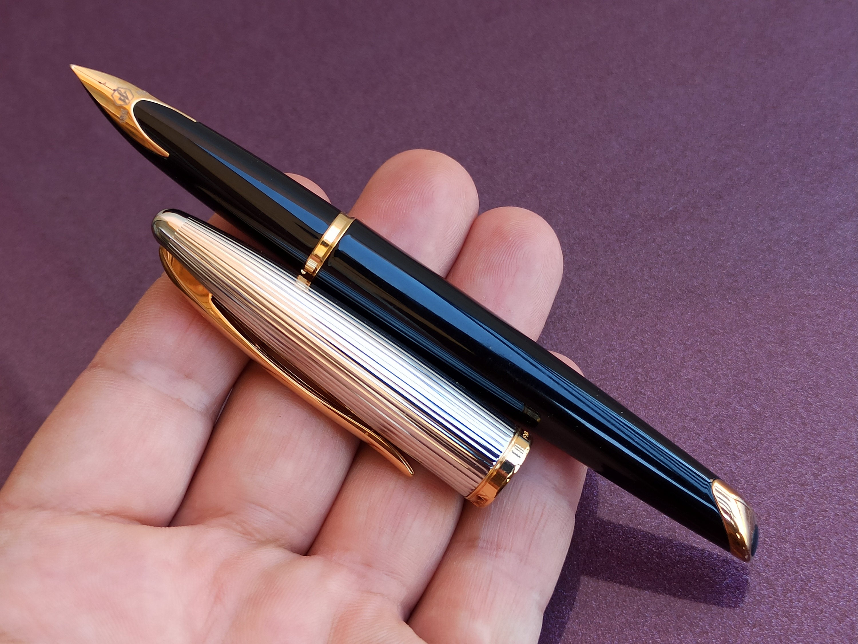 18K Gold Nib Waterman Fountain Pen, Vintage Fountain Pen