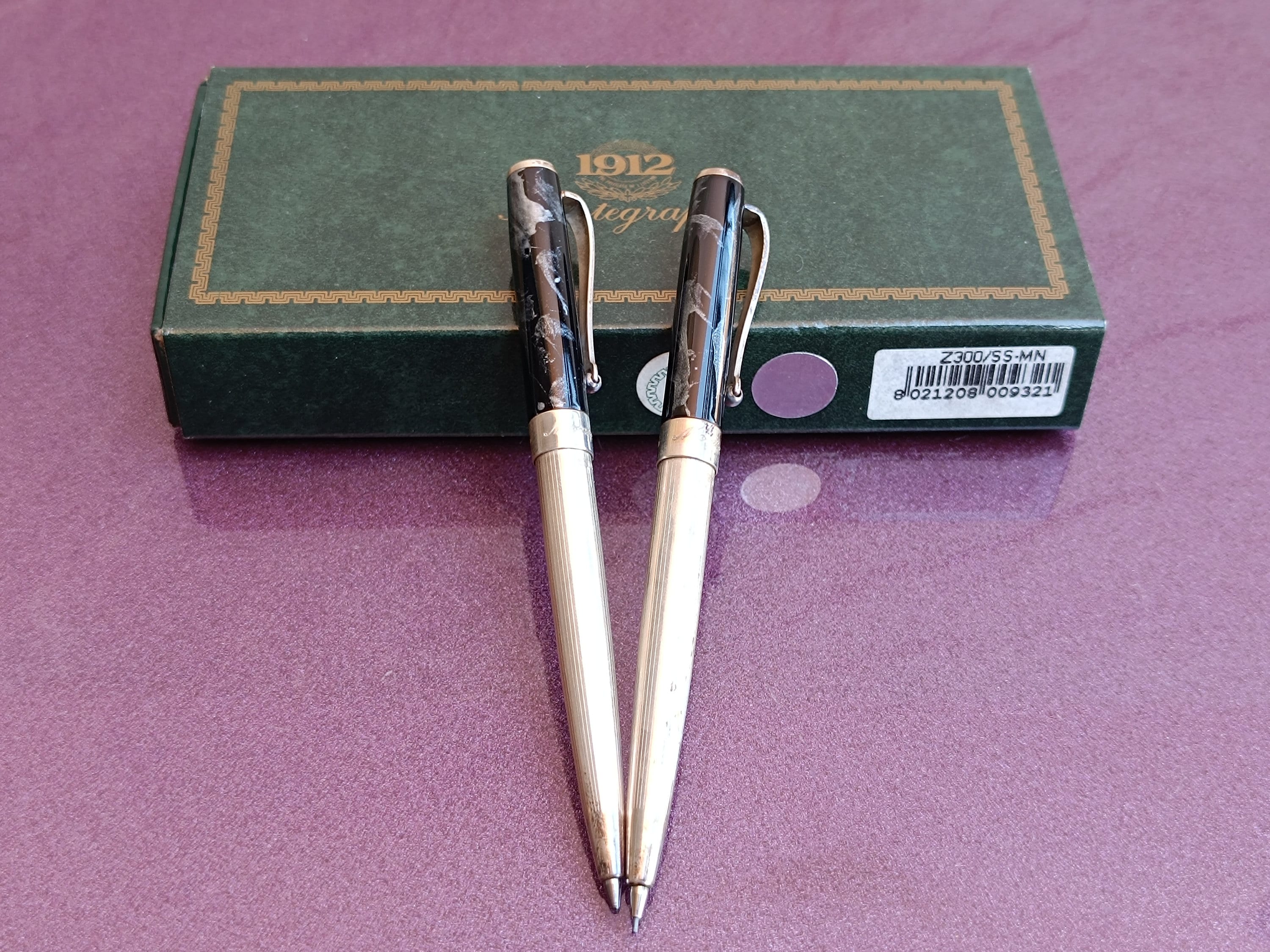 925 シルバー モンテグラッパ ボールペンと鉛筆、シルバー ボールペン