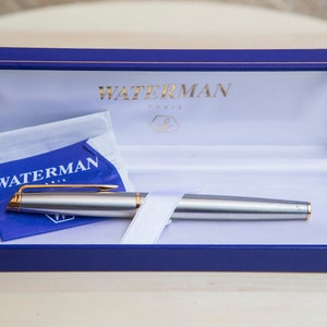 Waterman Encre Bleue Effacable Washable blue ink : r/fountainpens