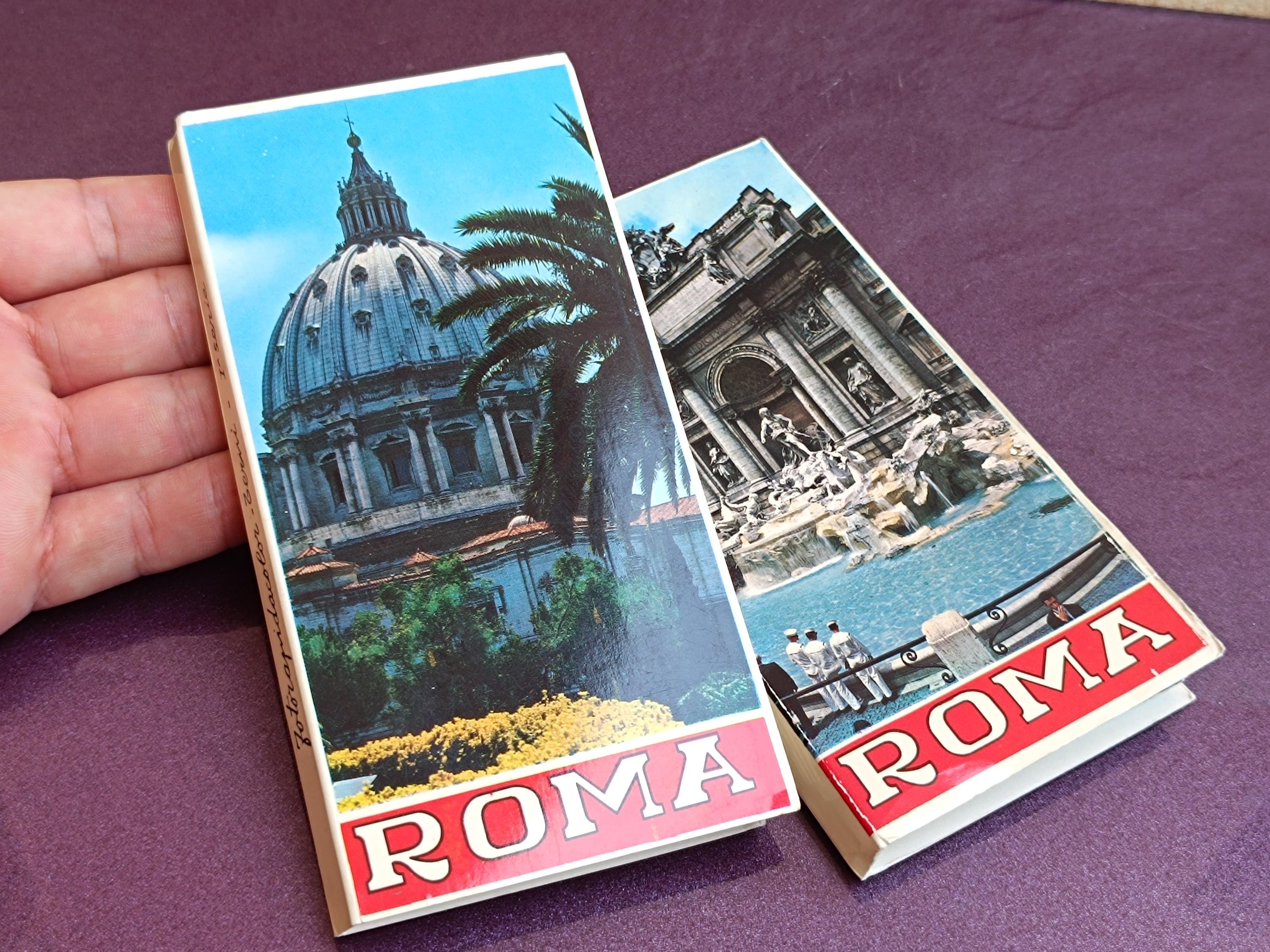 1980s ROMA Tourism Post Cards, Italian Postcards, Vintage