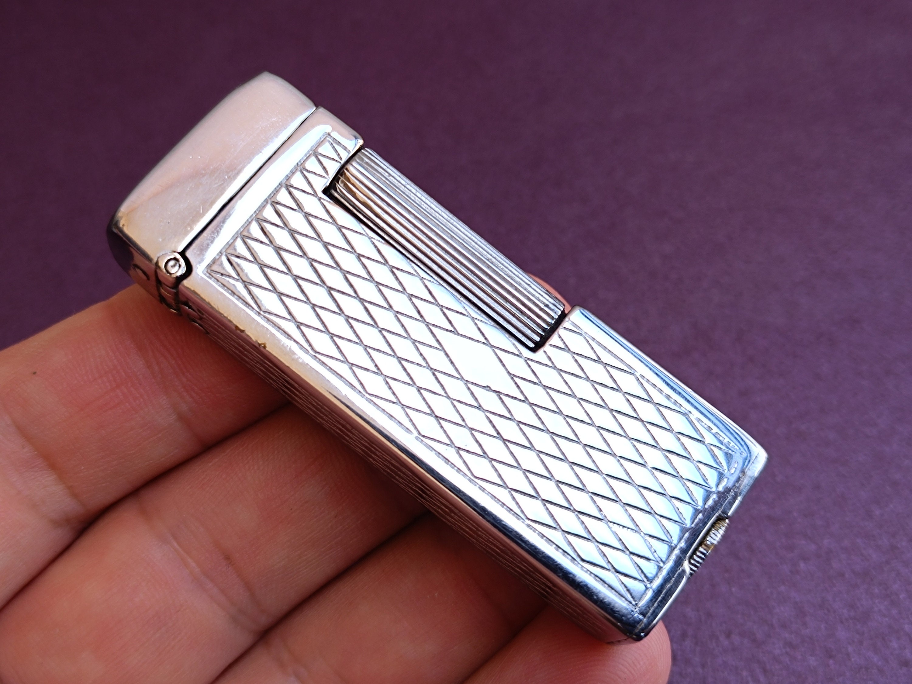Dunhill Petrol Lighter Universal, Antique Lighter, Metal Lighter