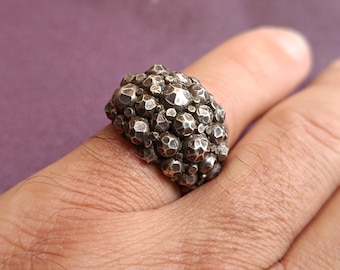 Silver Ring, Vintage Silver Ring, Unique Retro Ring, Sterling Silver, Silver Retro Ring, Vintage Ring, Retro Ring