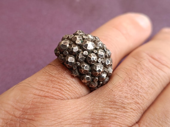 Silver Ring, Vintage Silver Ring, Unique Retro Ring, Sterling Silver, Silver Retro Ring, Vintage Ring, Retro Ring
