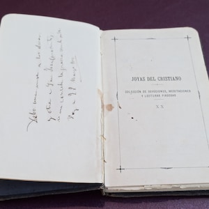 1899th Direccion De La Confession y Comunion, Manual del Cristiano, Direction of Confession and Communion, Primera Comunion, First Communion