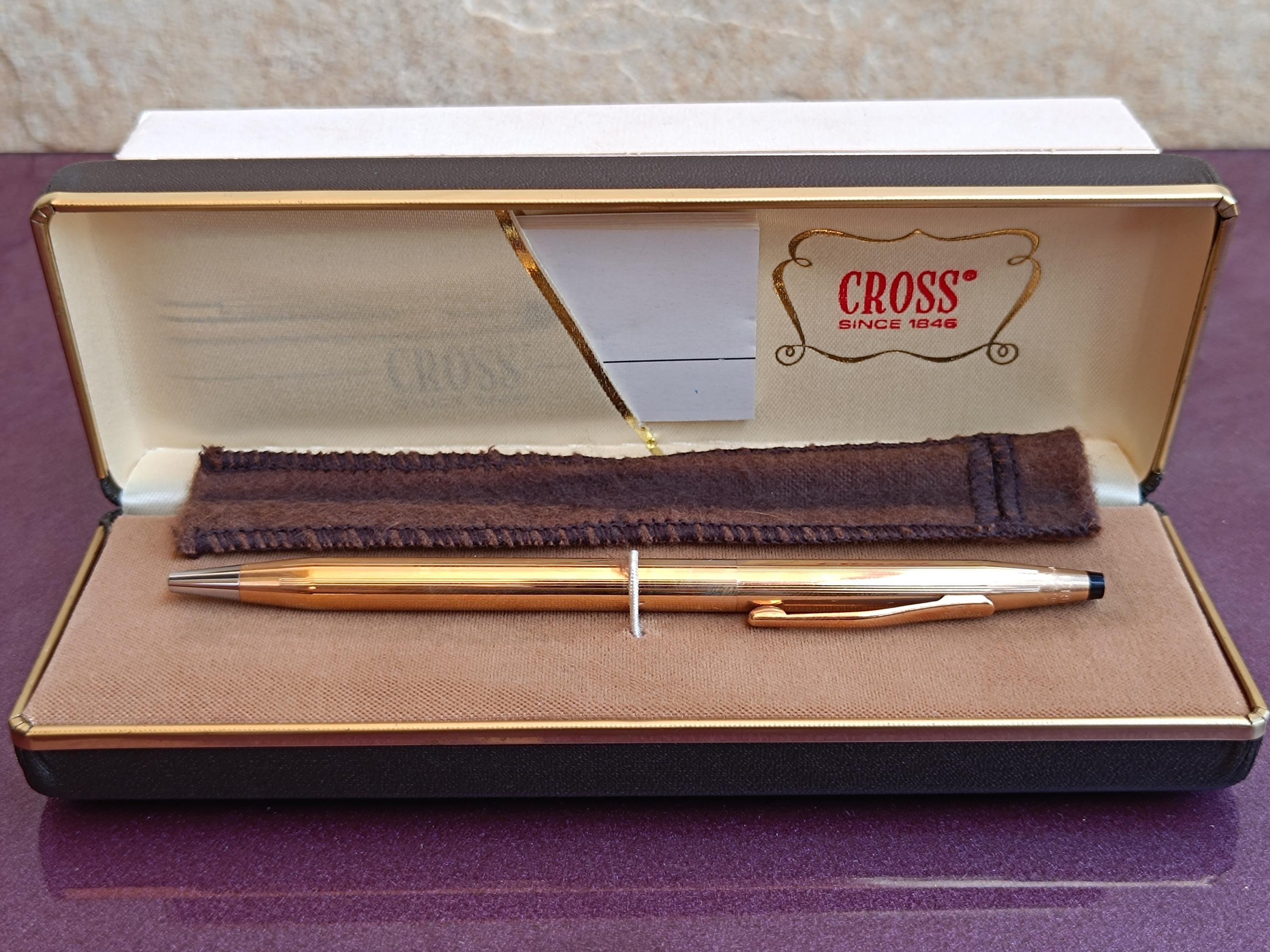 14k 1/20 ロールドゴールド CROSS 認定ボールペン、クロス ボールペン