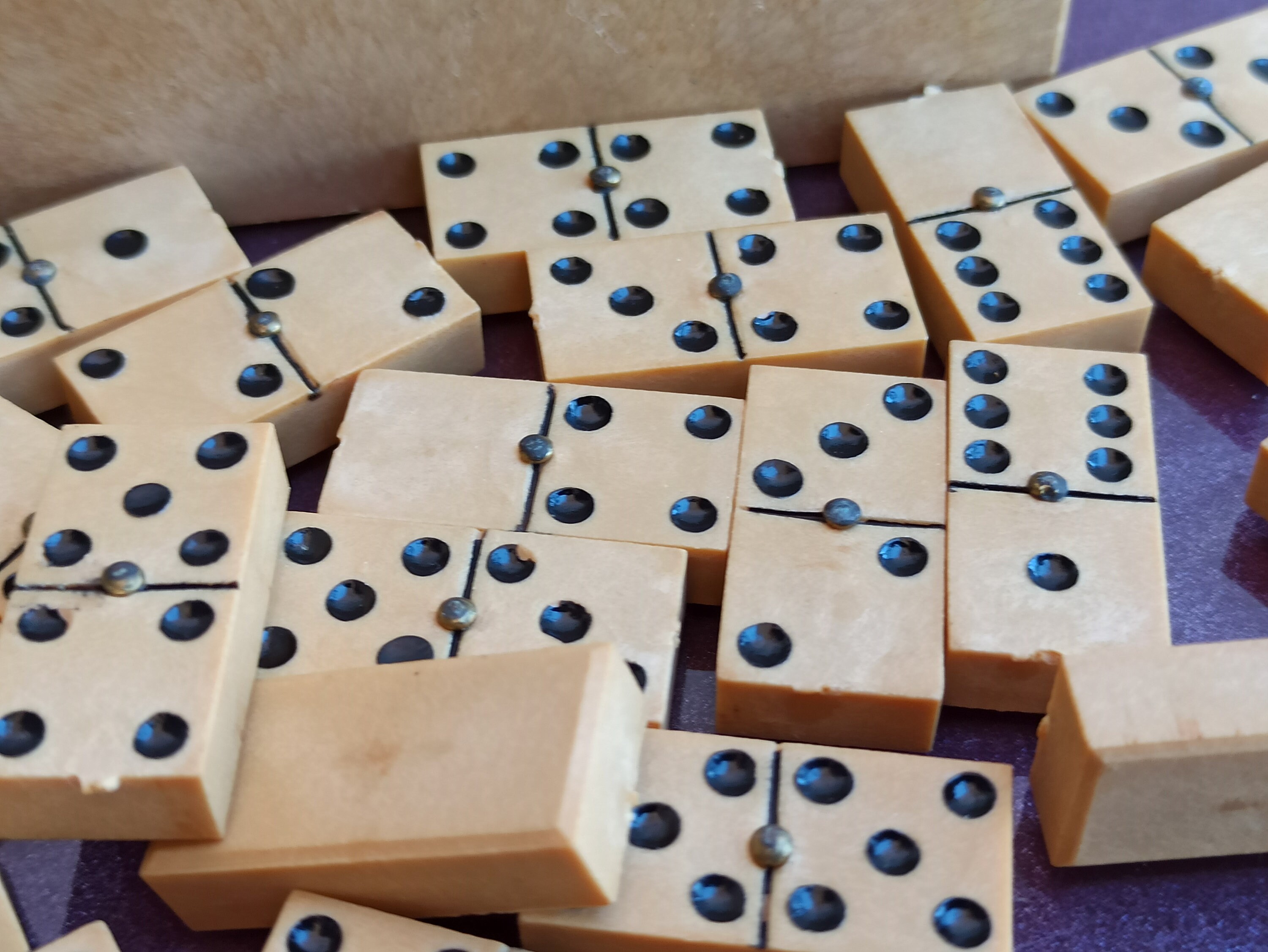 ニチユー　ドミノ 1970 Small Dominoes Board Game, Vintage Domino, Vintage Game