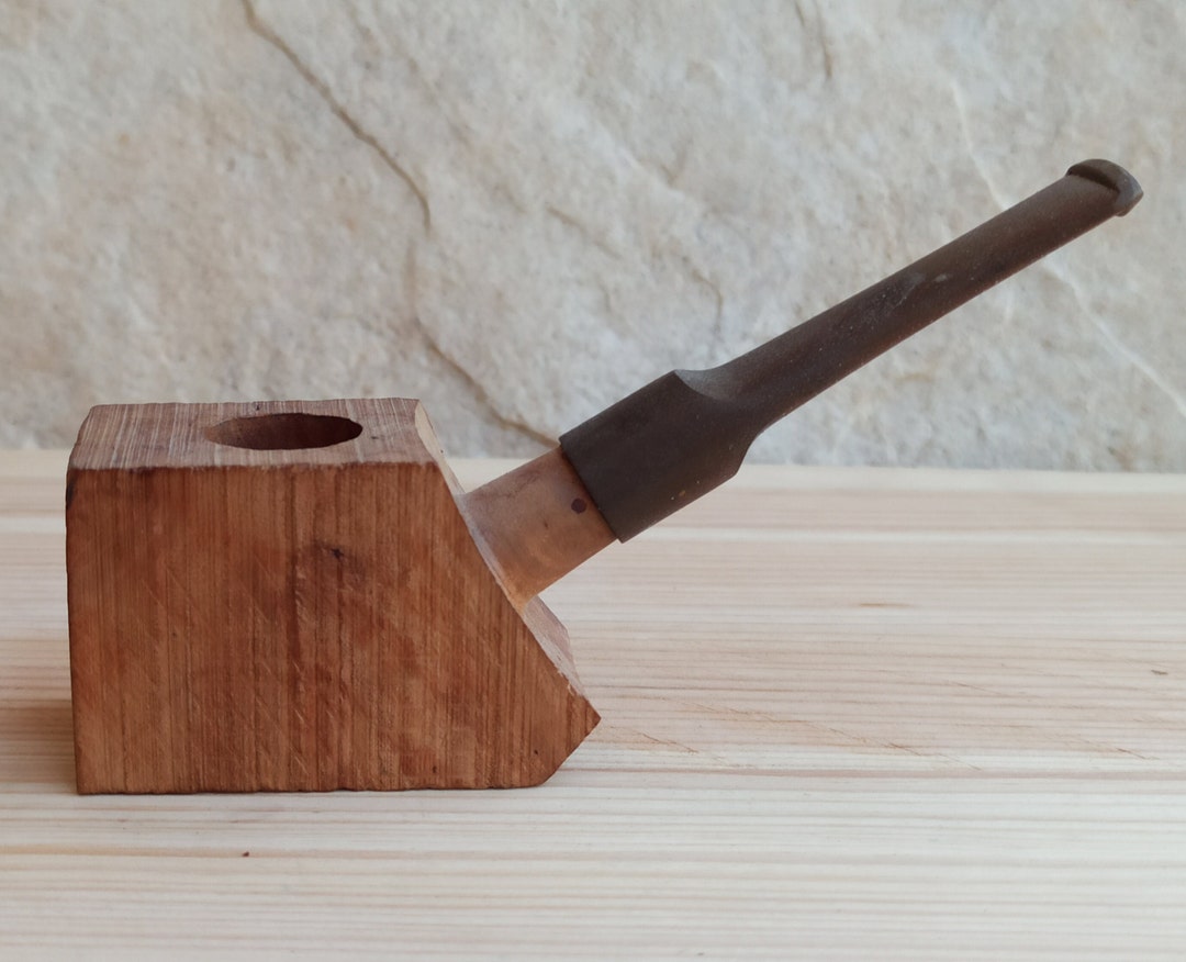 Smoking Pipe Blank, Smoking Pipe, Vintage Tobacco Pipe, Antique Briar Pipe, Used Briar Pipe