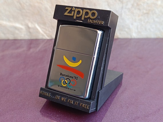 1992 Olympics Barcelona ZIPPO Petrol Lighter, Collectible Zippo