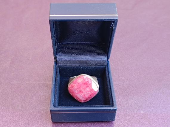925 Silver Ruby Ring, Ruby Silver Ring Silver, Si… - image 4