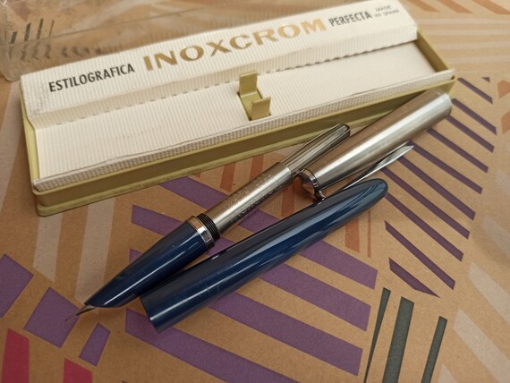 INOXCROM 55 ヴィンテージ万年筆　スペイン INOXCROM 55 万年筆、1960年代の万年筆、ヴィンテージ万年筆