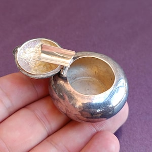 925 Silver Ashtray, Vintage Silver Ashtray, Antique Ashtray, Retro Ashtray, Silver Ashtray, Silver Jewelry, Collectible Silver Ashtray