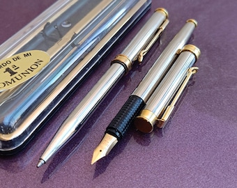 Stylo Plume Omas – Édition Limitée 1997 Retour De Hong Kong à La Chine – Argent Massif – Plume Or 14K M – Neuf