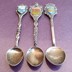 1960s Silver Spoon, Silver Spanish Souvenir, Collector Spoon, Vintage Silver Spoon, Collectible Spoon, Retro Silver Spoon