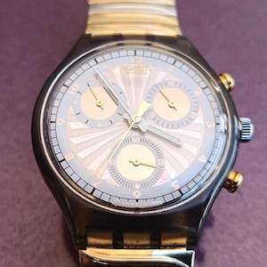 SWATCH Chronograph Swiss Made Quartz Watch, Wrist Quartz Watch, SWATCH Watch, Quartz Watch, Vintage Watch, Retro Quartz Watch