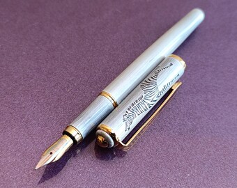 Fountain Pen, Gold Filled Fountain Pen, Vintage Fountain Pen, Fountain Pen, Antique Pen, Iridium Point, Metal Fountain Pen