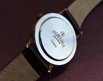 1960 MORTIMA De LUXE France Mechanical Watch, Vintage