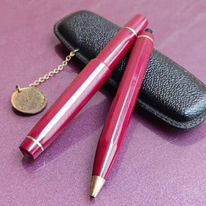 Pennino in oro 14K KAWECO 619 SPORT V16 F, penna a sfera con pennino 14k, penna stilografica tedesca, pennino in oro 585, penna stilografica vintage, Germania