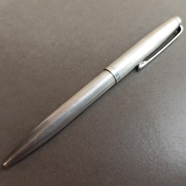 Antique 925 Ballpoint Pen Sterling Silver, Vintage Silver Design 1980, Old Ballpoint Pen, Antique Pen, Vintage Pen, Made in Italy