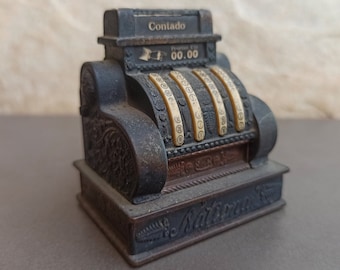 Sacapuntas de lápiz Playme vintage, sacapuntas de máquina sumadora, sacapuntas de lápiz español, papelería coleccionable de sacapuntas antiguo 1970