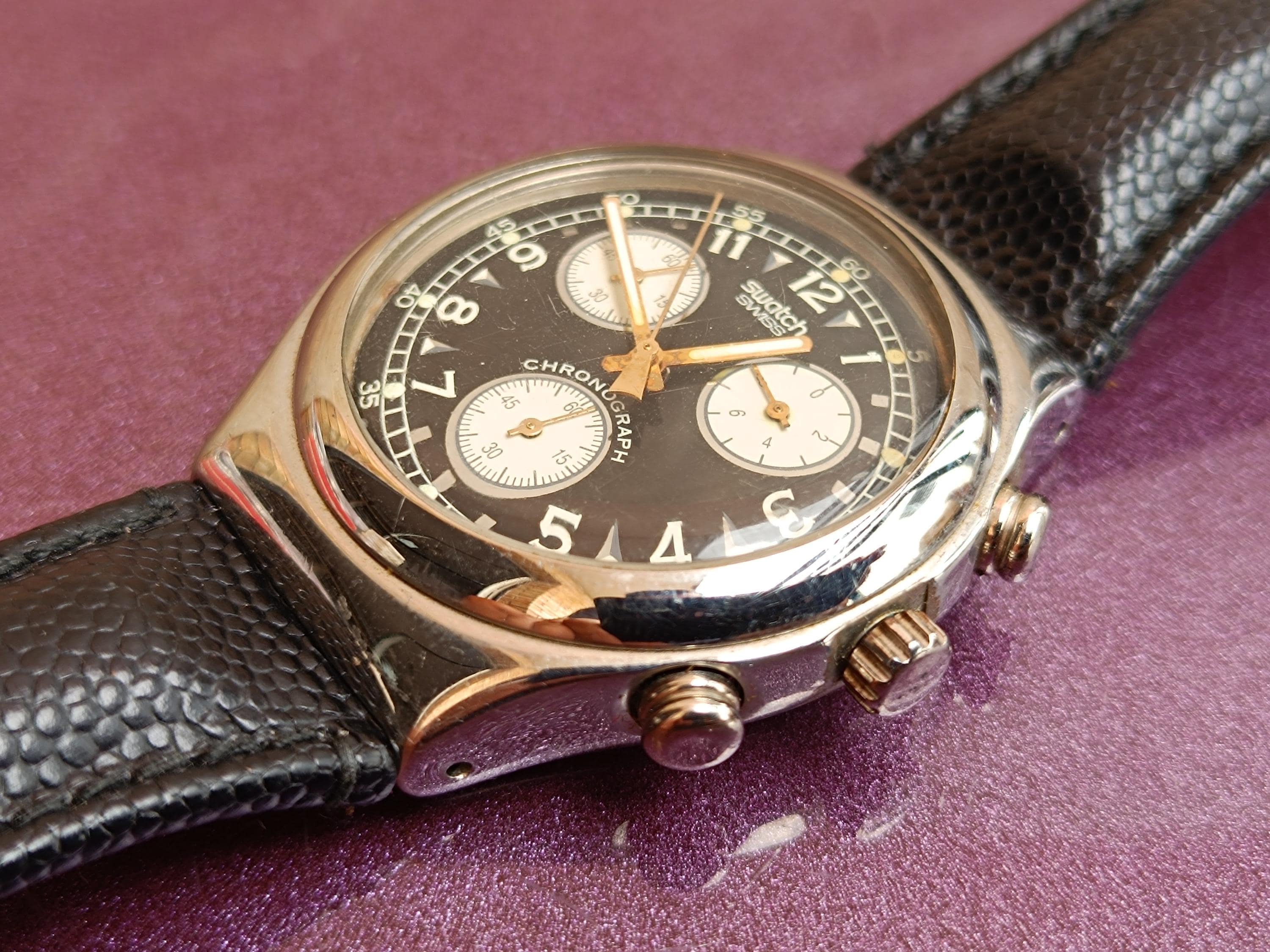 1995 SWATCH Chronograph Swiss Made Quartz Watch, Wrist Quartz