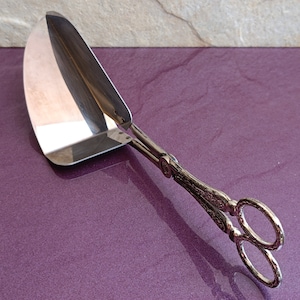 1980 MAYELL Silver Plated Cake Slice Cutlery, Silver Plated Cake Cutlery, Made in England