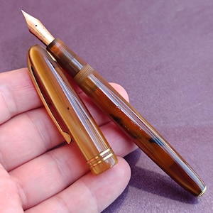 Stylo plume Regia Super, plume en or 14 carats, plume en or 585, stylo plume vintage, stylo plume rétro, stylo plume ancien, Espagne