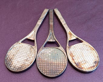 テニスラケット栓抜き、レトロ栓抜き、古いテニスラケット栓抜き