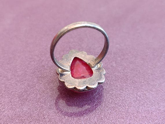 Ruby 925 Silver Ring, Ruby Silver Ring Silver, Si… - image 6