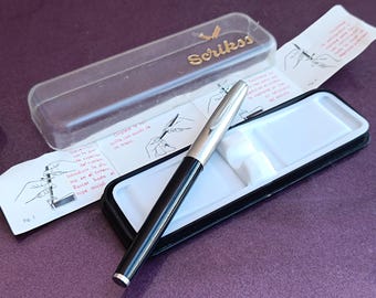 Pluma estilográfica Scrikss, pluma estilográfica, pluma estilográfica vintage, pluma estilográfica antigua, pluma usada, pluma retro, pluma estilográfica certificada