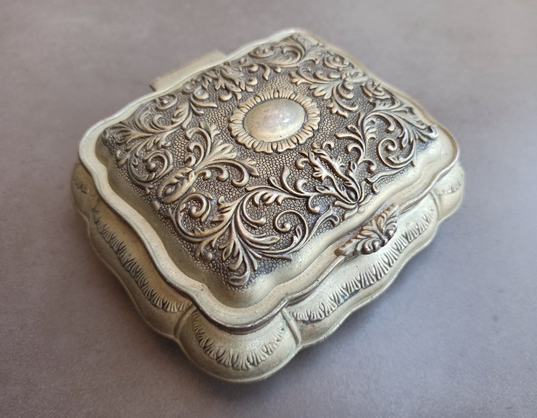 Momparler Metal Box Valencia, Vintage Box, Jewellery Box, Retro Box