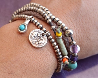 UNO de 50 Silver Plated Bracelet, UNO de 50 Bracelet, Silver Plated Jewelry, Bracelet With Charms, Vintage Silver Plated Bracelet, UNO de 50