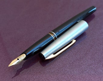 Pluma estilográfica Union 14K Gold Nib, pluma estilográfica Vintage SOUZ, pluma estilográfica retro, pluma estilográfica antigua, pluma estilográfica Gold 750 Ink Pen Nib