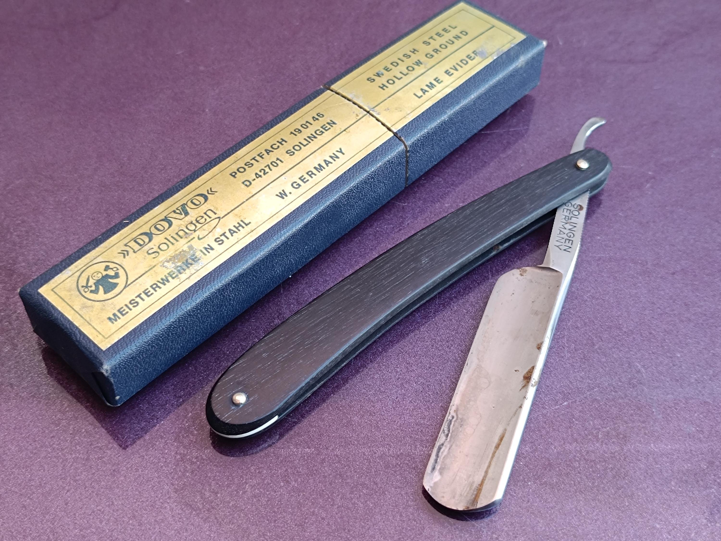 Dovo Astral Solingen Barber Hand Razor, Vintage Special Razor, Old ...