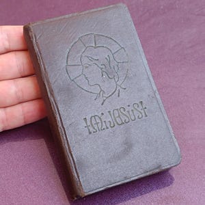 1962 MI JESUS Religious Book, Devolucionario Que Ofrece a Los Niños, Devocionario de Primera Comunión, JHS, Religious Book, First Communion