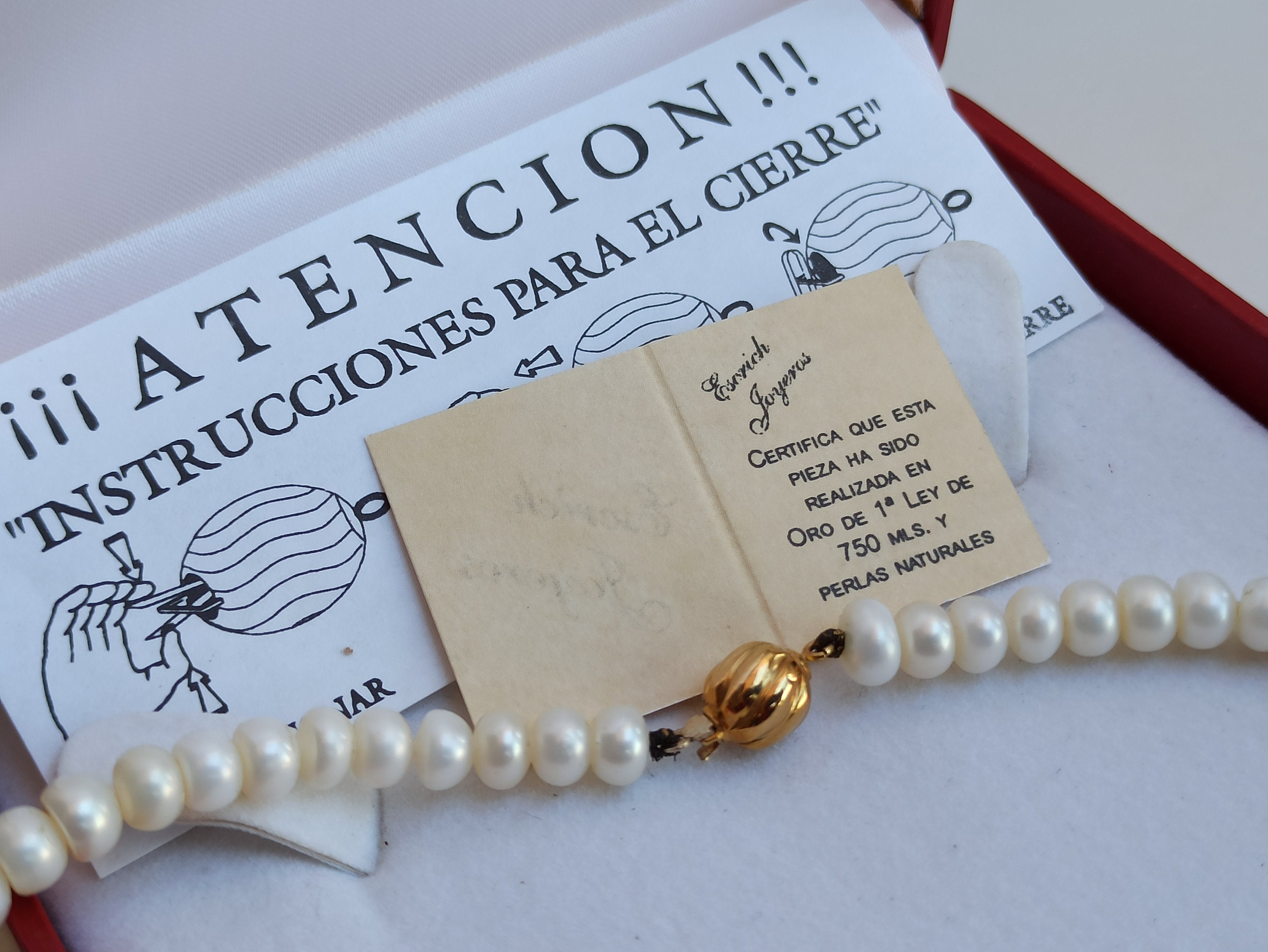 Perles Naturelles Avec Certificat – 11,390 Carats, Origine Italie, Sans Emballage