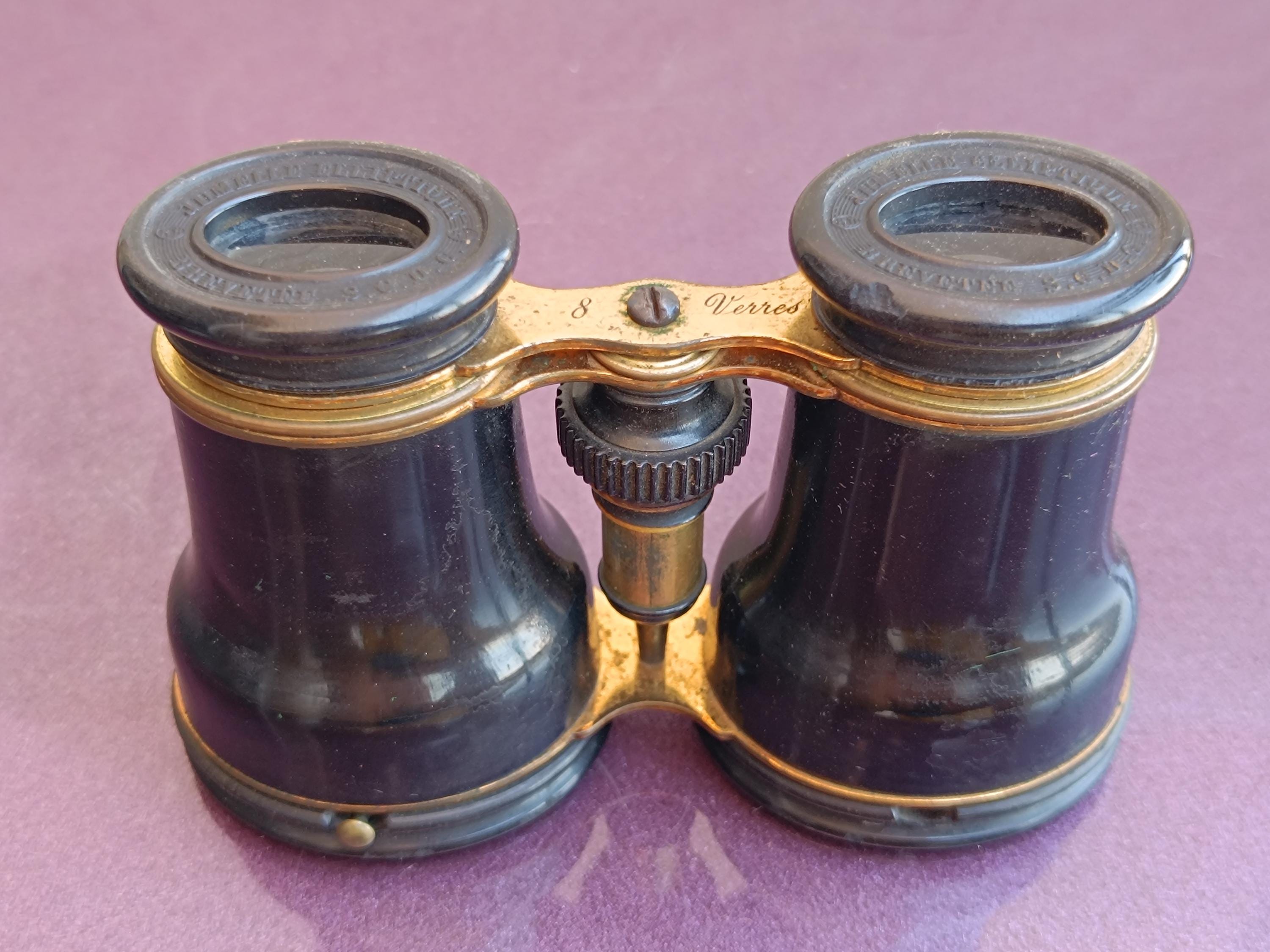 1900年製 フランス製 Verres 8 Jumelle Elliptique Brevetee S.G.D.G