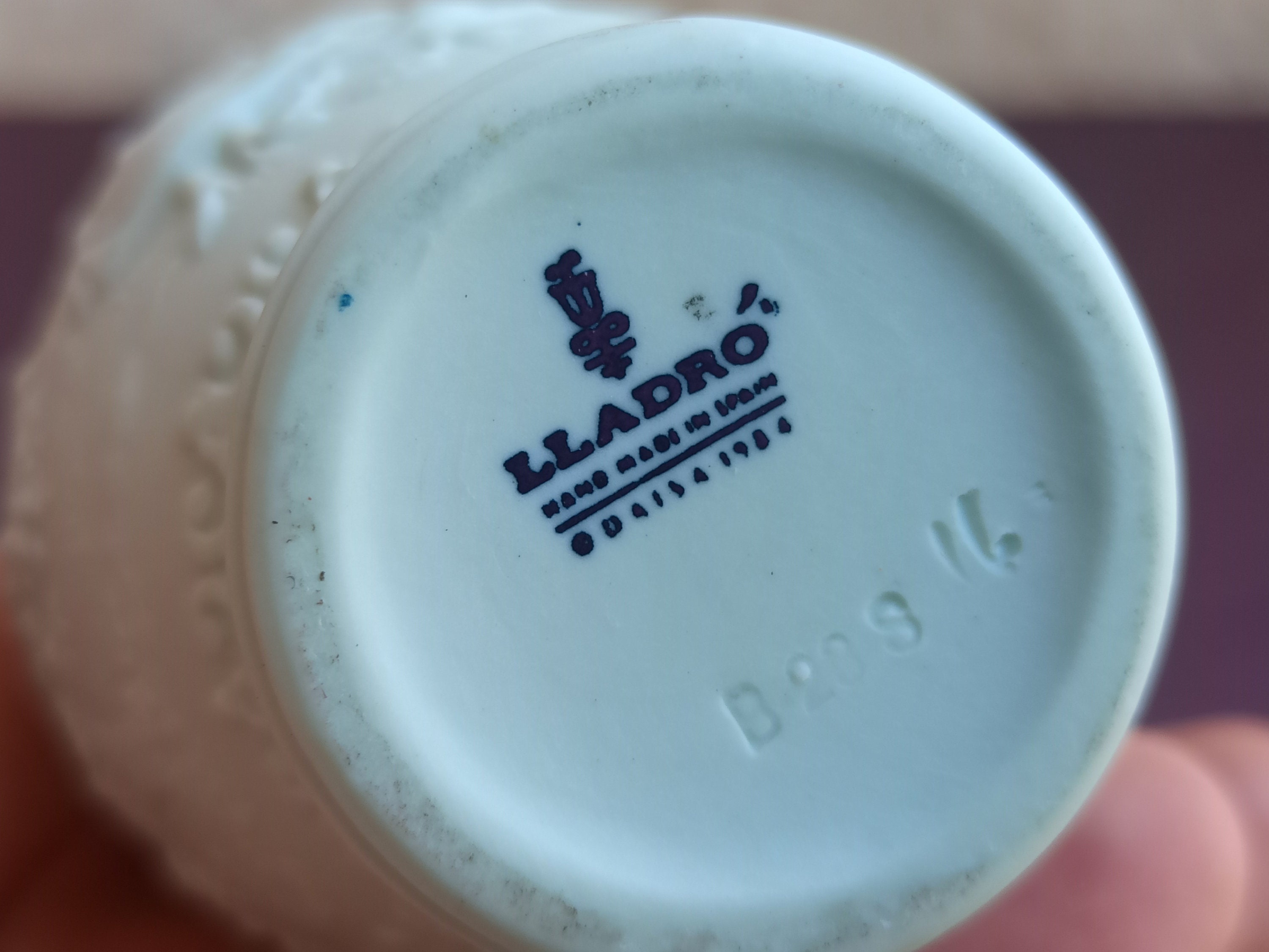 1984 LLADRO Porcelain Vase Vintage Lladro Vase Lladro Vase Etsy