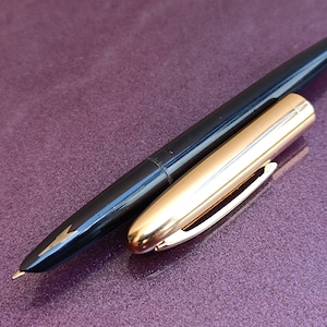 1970er Gold gefüllter Füllfederhalter, Füllfederhalter, Vintage Füllfederhalter, Retro Füllfederhalter, antiker Füllfederhalter, Retro spanischer Füllfederhalter