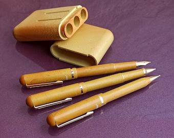 Marksman Fountain Pen, Gold Electroplated, Vintage Fountain Pen, Fountain Pen, Antique Pen, Iridium Point, Germany Fountain Pen