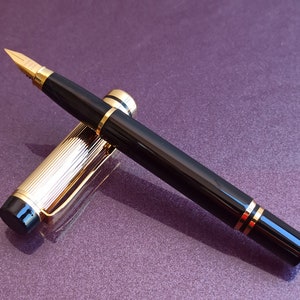 VACCARO Füllfederhalter, Gold gefüllter Füllfederhalter, Vintage Füllfederhalter, Füllfederhalter, antiker Stift, Iridiumspitze, Deutschland Füllfederhalter