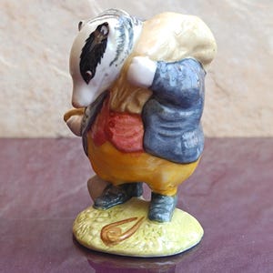 1989 Royal Albert Tommy Brock Figurine – Beatrix Potter Collectible, Made in England