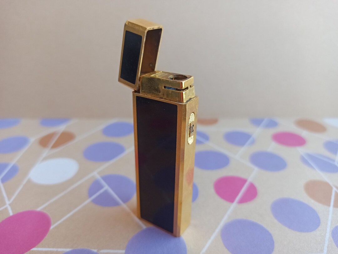 Maruman Gold Plated Vintage Lighter Antique 1970 Pocket Etsy