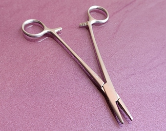 Medical Forceps, Surgical Instrument, Stainless Steel, Medical Instrument, Vintage Medical Tool, Forceps, Vintage Forceps, Medical Tools
