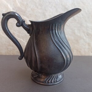 1885-1917 Creamer 84 SILVER MILKMAN, Master NP Pavlov The Empire, Antique Silver Creamer, Vintage 84 Silver