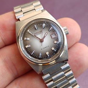 1980 Reloj automático Citizen 21 Jewels, reloj mecánico, reloj coleccionable, reloj ciudadano original, reloj mecánico retro, Japón