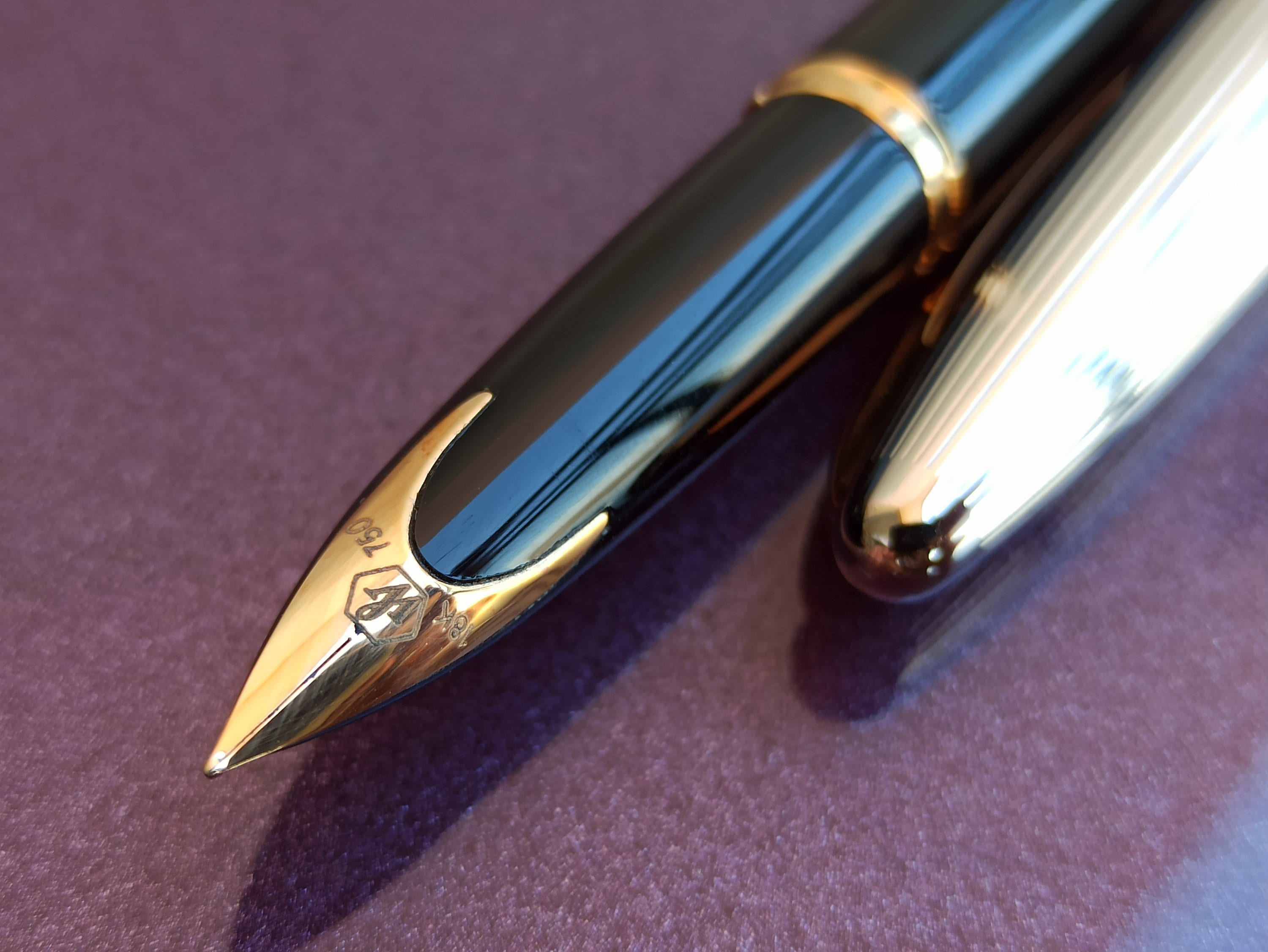 18K ゴールドペン先ウォーターマン万年筆、ヴィンテージ万年筆 18K ゴールドペン先ウォーターマン万年筆、ヴィンテージ万年筆