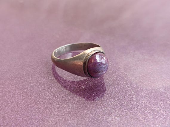 925 Silver Star Ruby Ring, Ruby Silver Ring, Star… - image 12