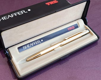 1980年代 SHEAFFER TRZ ゴールド電着モデル 70 ボールペン