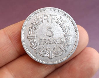 1945 5フラン モナコ コイン ルイ2世 - Etsy 日本