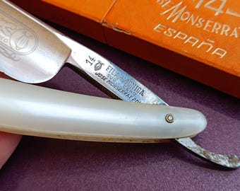 1950s Razor FILARMONICA Sub Cero, Jose Montserrat Pou, Barber Hand